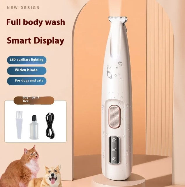 Recortadora de uñas para mascotas con luz LED